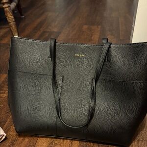 Anne Klein Textured Black Tote